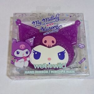 Wet n Wild Limited Edition Kuromi 20th Anniversary Glitter Hand Mirror